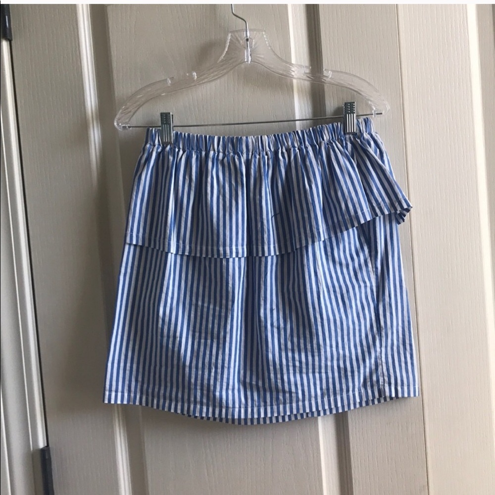 Striped tube top